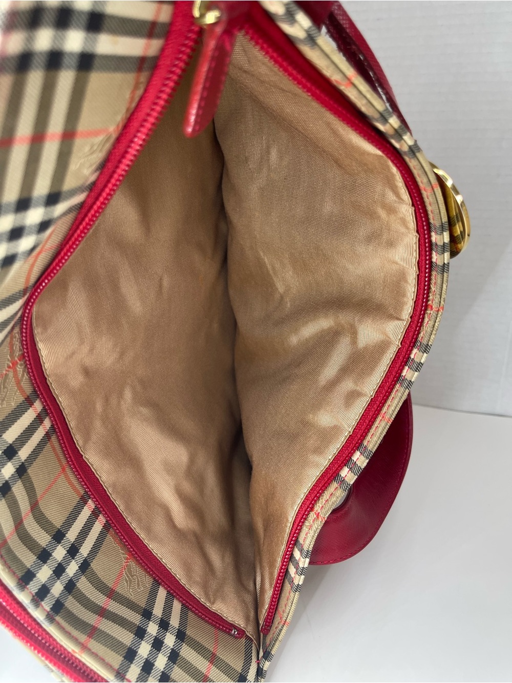Burberry Haymarket Check tote bag - Picture 10 of 16